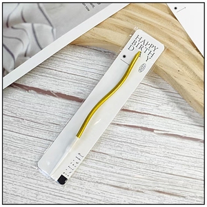 Caja Personal <span class=keywords><strong>de</strong></span> <span class=keywords><strong>Velas</strong></span> Curvas <span class=keywords><strong>de</strong></span> Cera, Decoración para Pastel <span class=keywords><strong>de</strong></span> <span class=keywords><strong>Cumpleaños</strong></span>, Accesorios Simples para Fotomatón Infantil en Oro Champán y Plata - Product Image 6