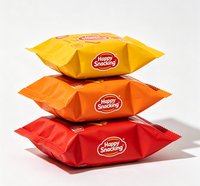 Bolsa de Plástico de Grado Alimenticio con Cierre Hermético a Prueba de Olores, con Logotipo Personalizado, para Dulces, Nueces, Frutos Secos