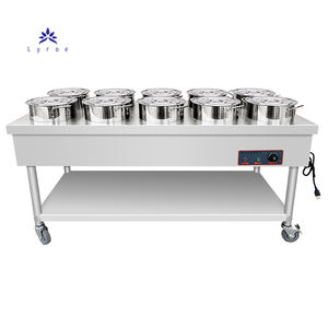 โต๊ะอบไอน้ำไฟฟ้าสำหรับร้านอาหารร้านอาหารใช้ในอุตสาหกรรมใช้อุ่นอาหาร - Product Image 5