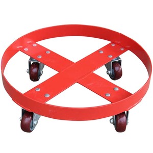 SD Series New 300KG Steel Oil Drum <strong>Dolly</strong> Mover Cart Four <strong>Wheel</strong> 30/55-Gallon Stainless Drum <strong>Dolly</strong> Strong Durable Retail - Product Image 5