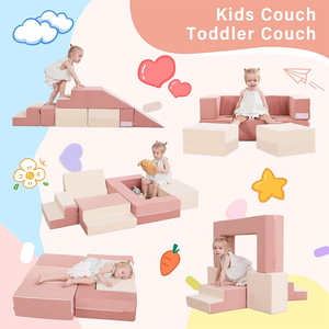 Sofá Modular para Niños, Convertible en Bloques de Espuma para Jugar, con Tobogán, para Sala de Juegos o Dormitorio, Venta al Por Mayor OEM - Product Image 5