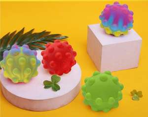 Многоразовая 3D-радужная силиконовая игрушка для снятия стресса - Product Image 2