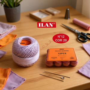 Filo di Cotone Ilan N12 Colore 26 per Uso Artigianale e Cucito - Product Image 2
