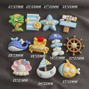 Océan Résine Charmes Hêtre <span class=keywords><strong>Voilier</strong></span> Perle Shell Arbre Diy Décoration pour <span class=keywords><strong>Coque</strong></span> de Téléphone - Product Image 2