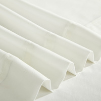 Vente en gros usine – Ensemble de literie 4 pièces en microfibre de polyester 400TC, couleur unie, housse de couette, drap-housse et taies d'oreiller pour la maison et l'hôtel