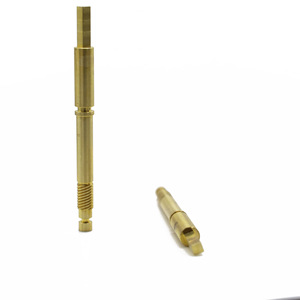Eje de Latón Mecanizado por Torno CNC, 100 mm de Diámetro, 300 mm de Longitud, Acabado de Precisión, Pieza Metálica Personalizada - Product Image 2