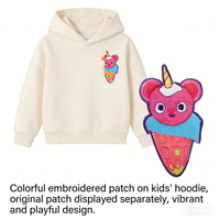 Patch en caoutchouc écologique brodé avec geste gestuel et lettre grecque, applique de fraternité, badge thermocollant pour vêtements de mode