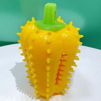 Chili Pepper Funnel Ball Eco-vriendelijk Modern Interactief Hondenspeelgoed TPR Plastic Tandenreiniging Verveling Verlichting Huisdier Snuffelspeelgoed