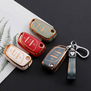 Pour Citroen C2 C3 C4 C5 C6 C8 DS4 pour Peugeot 107 207 306 307 407 308 607 nouveau TPU voiture clé à rabat coque coque Fob - Product Image 3