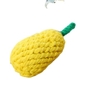 Jouet à mâcher pour chien, corde en coton en forme de poire, jouet durable pour petits animaux de compagnie, pour chiot - Product Image 5