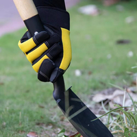 Gants de travail antidérapants en microfibre pour jardinage, aménagement paysager, conduite et travaux mécaniques - Protection du travail à texture intégrale