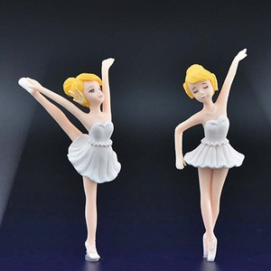 Per bambini da giardino decor vari colori bambola per la vendita ballerino ragazza della resina figurine in miniatura - Product Image 3