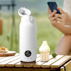 Vaso Calentador de Leche Portátil Inalámbrico para Bebés, Mantiene la Temperatura Constante, Calentador de Agua Portátil, Calentador de Leche Pequeño para el Hogar - Product Image 2
