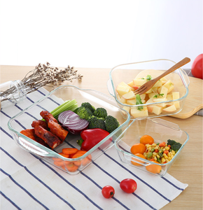 Bandeja cuadrada <span class=keywords><strong>de</strong></span> vidrio templado para hornear, bandeja <span class=keywords><strong>de</strong></span> vidrio <span class=keywords><strong>de</strong></span> borosilicato para hornear - Product Image 4