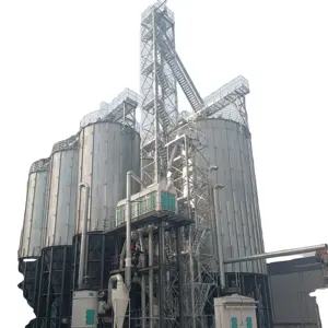 Grain Silos 1000 Ton Poultry Feed Pellet Storage Steel Silo Fabricante Arroz Silos Grain Bin Cost
