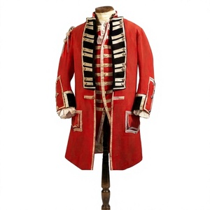 Abrigo de Uniforme Histórico para Hombre, Estilo Algodón, Abrigo Británico para Recreación Histórica, para Todas las Estaciones - Product Image 1