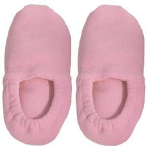 Pantuflas de Casa de Algodón Rosa, Talla Única, Color Sólido, Tacón Plano, Zapatos Cálidos para Interiores - Product Image 1