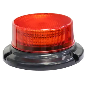 Luz de advertência para vendas, farol estroboscópico de 12-24v, luz rotativa com suporte magnético para caminhão trator, cor vermelho azul âmbar, ideal para vendas