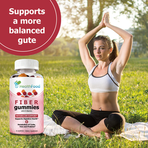 Gummies de fibres de qualité supérieure avec vitamines B pour la santé digestive et le métabolisme – Supplément de fibres d'inuline soluble - Product Image 3