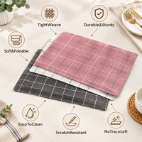 Napperon en PVC de haute qualité pour hôtel et restaurant Nouveau design Vente en gros Couverture de table en treillis frais en plastique durable