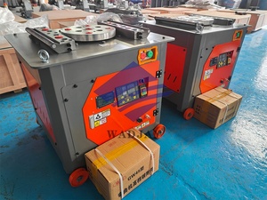 WADJAY Semi-Automatic Steel Bar Stirrup <b>Bending</b> <b>Machine</b> with PLC & Gear 3KW Motor & Engine for Construction Industry - Product Image 5