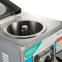 Machine à glace automatique approuvée CE en acier inoxydable d'une capacité de 7 pintes, compresseur intégré, précongélation