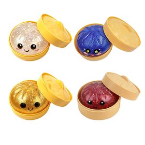 Pelota Antiestrés de PU con Forma de Dumpling y Bao Bun, Sensorial, Elástica, Ecológica, Linda, de Dibujos Animados, para Escritorio - Product Image 2