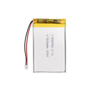 UN38.3 chứng nhận lp503759 Pin 3.7V 1200mAh 503759 có thể sạc lại Lipo <span class=keywords><strong>Lithium</strong></span> Ion Polymer Pin akku - Product Image 3