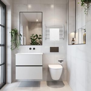 Sèche-serviettes électrique mural haut de gamme à 4 barres avec <span class=keywords><strong>minuterie</strong></span> pour appartement - Product Image 2