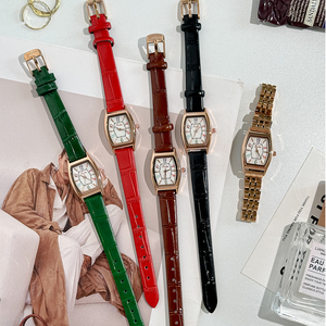 Montres à quartz carrées pour femmes Scottie 9080, nouvelle collection, luxe léger, bracelet en acier inoxydable, personnalisables en gros - Product Image 2