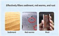 Système de filtration d'eau par osmose inverse domestique à 5 étapes, purificateur d'eau RO sous l'évier avec réservoir de stockage sous pression