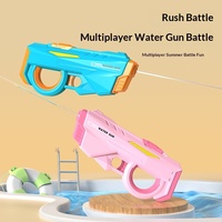 Nouveau pistolet à eau Gatling géant en plastique à pression d'air, motif dessin animé, pour enfants, idéal pour les activités de plein air, unisexe, très populaire sur internet