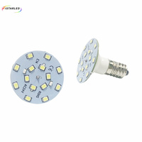 Lampe à points LED blanche de divertissement Funfair AC24V E14 SMD2835 40MM, lampe à points LED E14 AC 24v, lampe à cabochon LED
