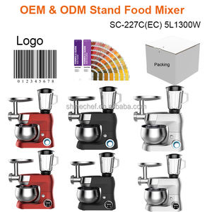 Robot da Cucina Elettrico SOHEF 3 in 1, Impastatrice Planetaria 5L 7L 1300W per Cucina Domestica, Mixer per Impasti - Product Image 5