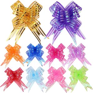 Fiocchi Regalo Iridescenti in Organza Biodegradabile, Ecologici e Durevoli, Fiocchi Decorativi per Hanukkah - Product Image 1