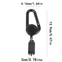 Porte-briquet rétractable en forme de goutte d'eau, étui portable anti-perte pour briquet, laisse de sécurité pour briquet