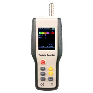 Dust Particle Counter Handheld Particle Counter with Display 0.3~10 um Particle Measure range high quality HT-9600 for lab