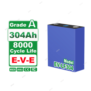 Batterie LiFePO4 rechargeable de qualité supérieure EV E 3.2V 304Ah LF304, cellule de batterie haute capacité, batteries LFP - Product Image 1