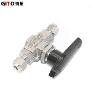 Válvula de Bola Neumática de Acero Inoxidable de Alta Presión 6000PSI con Cuerpo Forjado BV y Diseño de Paso Directo para Gas 316L - Product Image 5