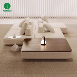 Moontree moderno minimalista Tofu densità di altezza Foma Canap comprimere eco-friendly convertibile appartamento Hotel soggiorno - Product Image 6