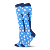Cycle Low Cut New Mens Running Crew Chaussettes de compression en coton tricoté 30-40 25-35 Mmhg Cuivre