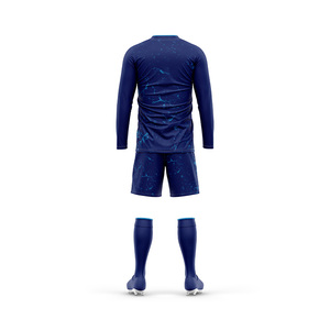 Seragam Jersey Sepak Bola Sublimasi Desain Kustom Lengan Panjang Kaos Camiseta De Futbol - Product Image 6