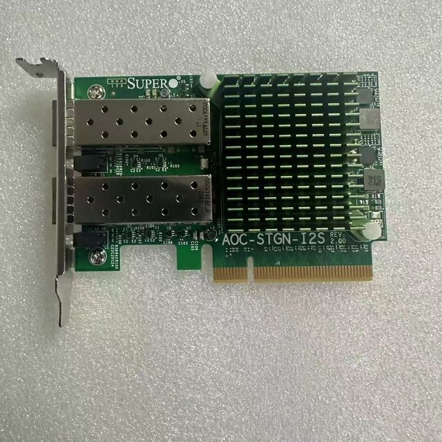 Cheap Used AOC-STGN-I2S 10GbE Dual Port SFP+ 82599 Controller Ethernet Card X520-DA2 Network Card 2.0 Version
