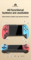 Vente flash - Console de jeu portable - 500 jeux classiques en 1 - Écran 3,5 pouces - Console de jeu rétro - Cadeau pour enfant - Console portable pour enfant