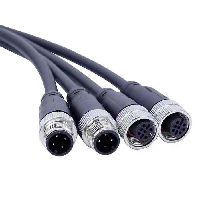 Can Bus Connector Cable, M12 5 Pin a Coding Male Female Connector Cable ...