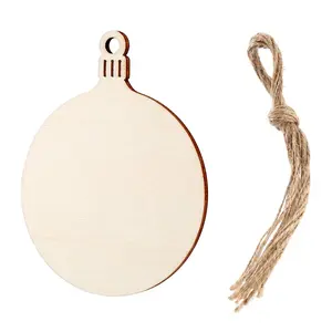 Pendentif en bois découpé au laser, design personnalisé, en contreplaqué, cadeau, souvenir, ornements de noël