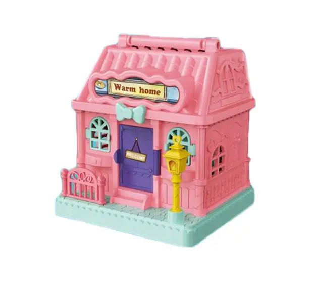 Mainan Anak Perempuan Boneka Kustom Diy Rumah Plastik Murah Mini Mainan Rumah Bermain Pura-pura