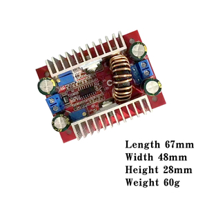 DC 400W 15A convertisseur élévateur à courant constant alimentation LED pilote 8.5-50V à <span class=keywords><strong>10</strong></span>-60V chargeur de tension Module élévateur - Product Image 5