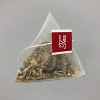 Sachet de thé Oolong à la pêche aromatisé sachets de thé en fibre de maïs naturelle avec pochette d'emballage de thé et petits sacs personnalisés