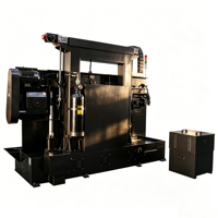 Scie à ruban CNC à double colonne GZK400S avec lame de scie à 180 degrés, fréquence variable, découpe de précision des métaux, PLC automatique